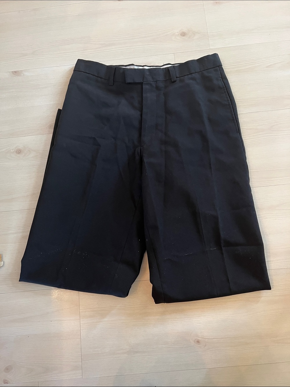 Linea Dome Dress Pants 32x32 MENS Black flat